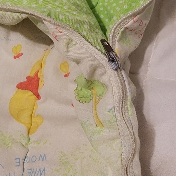 Vintage Disney Winnie The Pooh Blanket Bunting Sleeping bag Friends - Picture 4 of 6